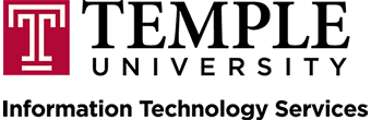 Temple University Information Technology Services Logo